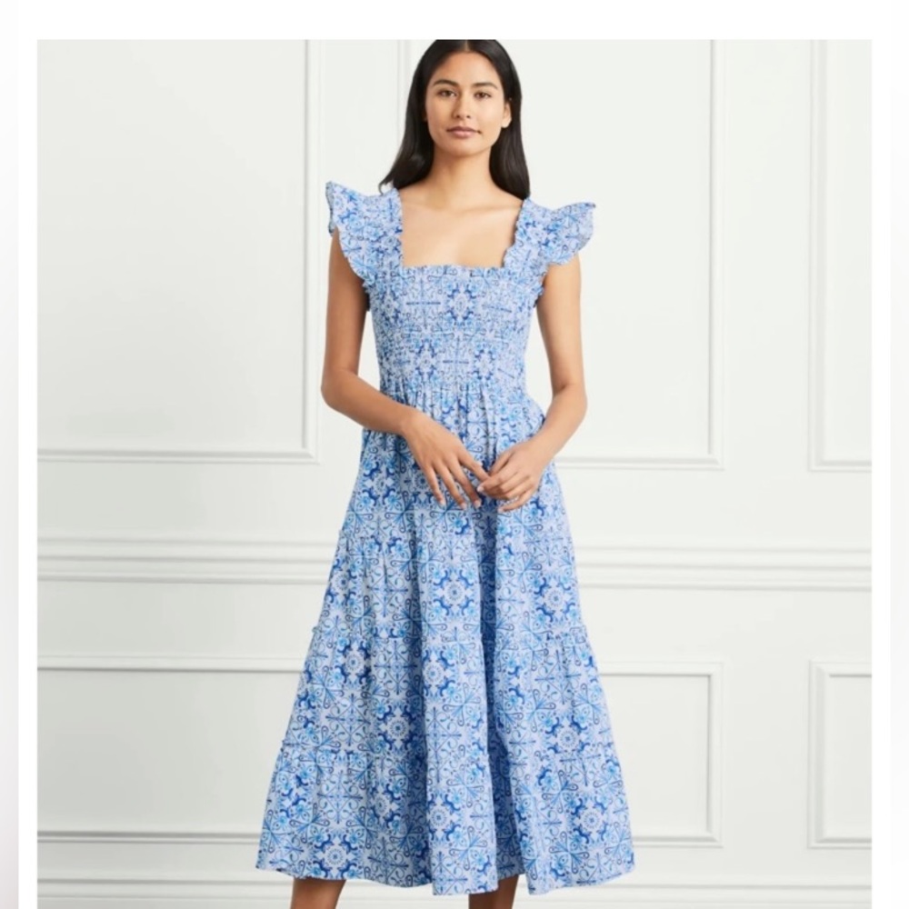 Hill House Nap Dress - Mosaic print.